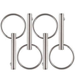 4 Pack Quick Release Pin 3/16″ in 316 Stainless Steel for Marine Durability