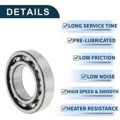 6211 Deep Groove Ball Bearings 55x100x21mm 1 Pc Scooter Skateboard Wheel P5