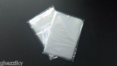 CLEAR POLY BAGS Large Small Plastic Packaging Open Flat Packing T-Shirt Apparel