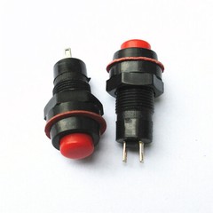 Round Push Button Momentary/Latching Switch White Red Green Blue Yellow Black