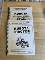 Kubota Operator’s Manual & Illustrated Parts List Manual