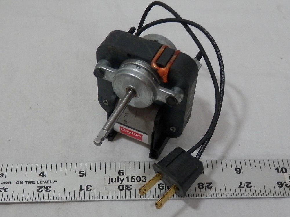 (1) NEW Dayton 4M210 C-frame Motor 3/16″ Shaft 2800 rpm CCW 120 volt 1/150 hp