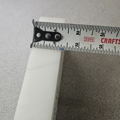 7.75×2.5×1.25 DELRIN Acetal Block Machinable Plastic White Acetron CNC 1.4 lbs