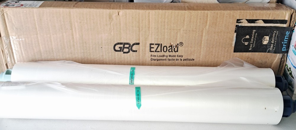 GBC EZ Load Laminating Roll Film 25″x500′ 1.5 mil matte clear 3748201EZ bx of 2