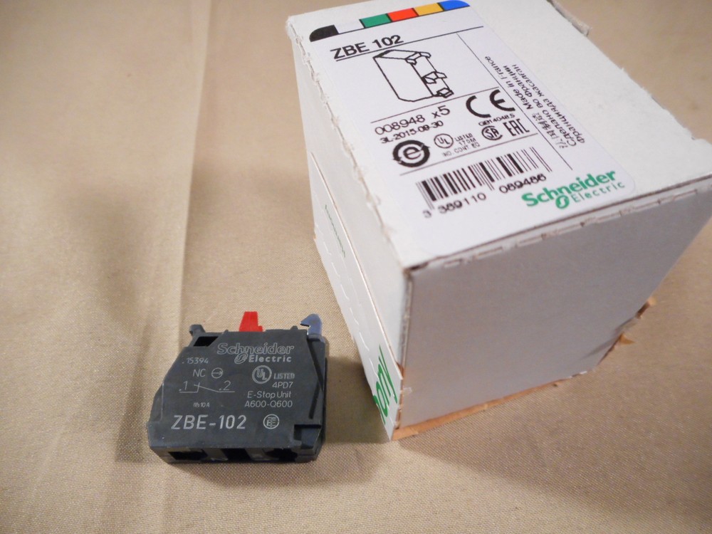 SCHNEIDER ZBE-102 1NC auxiliary contact NIB