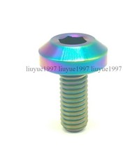 Titanium Bolt M6 M8 Hex Head Ti Screw for Bike Motorcycle 12 15 20 25 30 35 40mm