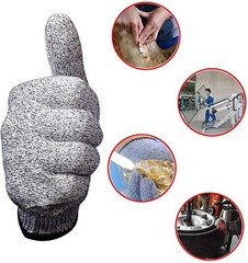 1 Pair Metal Mesh Butcher Anti-cut Glove Stab Resistant Safety Gloves Kitchen
