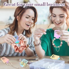 Teling 400 Pcs Jewelry Display Cards 4.7 x 2 inch, as picture shown