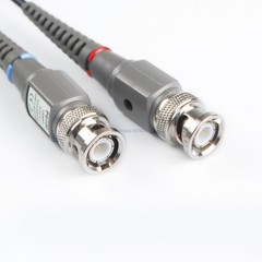 2pcs Oscilloscope Probe Scope Clip Test Cable Lead Kit 1X /10X BNC For P6100