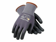 Cordova 4308S Blue Neoprene on Yellow Latex Flock Lined Glove, Size 8 (12 Pair)