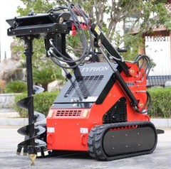 NEW TYPHON STOMP SKID STEER Auger Attachment Mini Skid Steer Loader Attachments