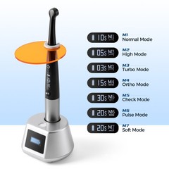 Dental Wireless Cordless Orthodontic LED Cure Curing Light Lamp 1 Sec Resin Cure