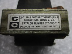 CONTROLS COMPANY OF AMERICA 812-103-2 TRANSFORMER UNMP