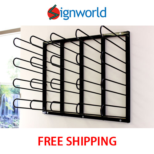 Vinyl Roll Rack Wall Mount DIGITAL MEDIA, PRINTING, PRE-MASK STORAGE