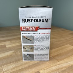 Rust-Oleum 301012 Concrete Repair Compound Kit Gray Concrete Patch & Repair 24oz