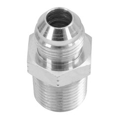 HFS(R) 10PCS 1/2″ NPT Male to 1/2″ JIC Male Flared Tube Fitting Carbon Steel