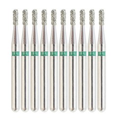 Multi-Use Dental Diamonds Pear FG Burs 830 830L Medium Coarse Grit High Speed