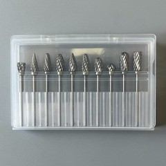 20Pcs Dental Burs Acrylic Polisher Drills Burrs Tungsten Carbide Steel 2.35*6mm