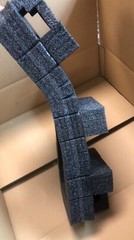 1U 2U Server Shipping Box Packaging PCF Foam Double Wall 275lbs 33″ x 24″ x 7″