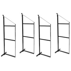 Shipping Container Shelving Shelf Bracket Black Steel Universal Pack of 4