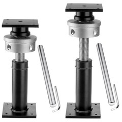 2Pack House Floor Jacks 9.5-15″ Adjustable Screw Jacks 10 Ton For Home Leveling