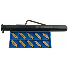 MGIVR 2016-3 Internal Grooving Lathe Cutting Tool Holder +10x MGMN300 Inserts
