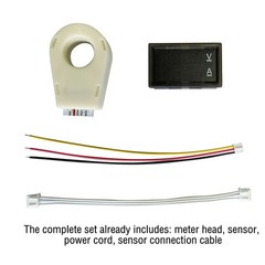 1/2x Hall Current Voltmeter Dual Digital Display DC 0-300V ± 50A/100A/200A/400A