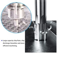 Chucking Reamer 8mm H7 HSS Cobalt M35 Lathe Machine Metric 6 Flutes Round Shank