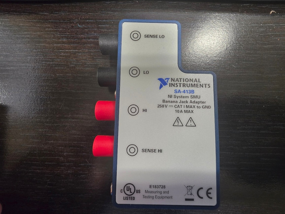 National Instruments SA-413B NI System SMU Banana Jack Adapter Unit #1