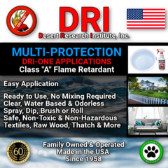 Flame Retardant Spray Class A for Fabric, Wood & Plant Based Products – 1 Quart