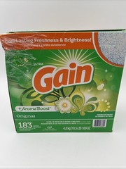 Gain Ultra Powder Laundry Detergent, Original, 183 Loads, 169 Ounces