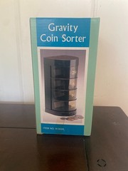 Brand new Gravity Coin Sorter – plastic, no electricity needed-Great as a gift