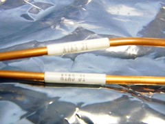 (2) NEW 32” SMA RF Coaxial Semi-Rigid Copper Hard-lines DC-18GHz
