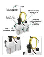 FLO-FAST Professional 10 Gallon System | (2) 5 Gallon Containers | Color:Natural