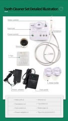 Dental Ultrasonic Piezo Scaler w/ 2 Water Bottles Handpiece fit EMS Woodpecker