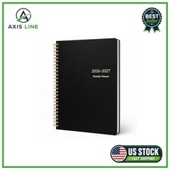 2026-2027 Monthly Planner 2 Year Spiral Agenda Calendar Goals Notes 7.5×10