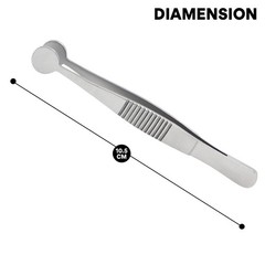 Meibomian Gland Expressor Forceps 10mm Oval Closed Paddles Ophthalmic Instrument