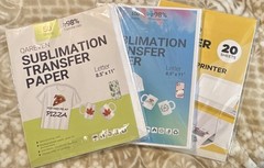 Careven Sublimation Transfer Paper Letter 8.5 x 11 in, 50 Sheets