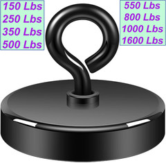 Fishing Magnets super strong Large Neodymium Rare Earth Magnet 80-1600-1000 Lbs