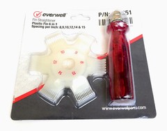 6 in1 Fin Comb Straightener Cleaner Brush, A/C Radiator Evaporator and Condenser