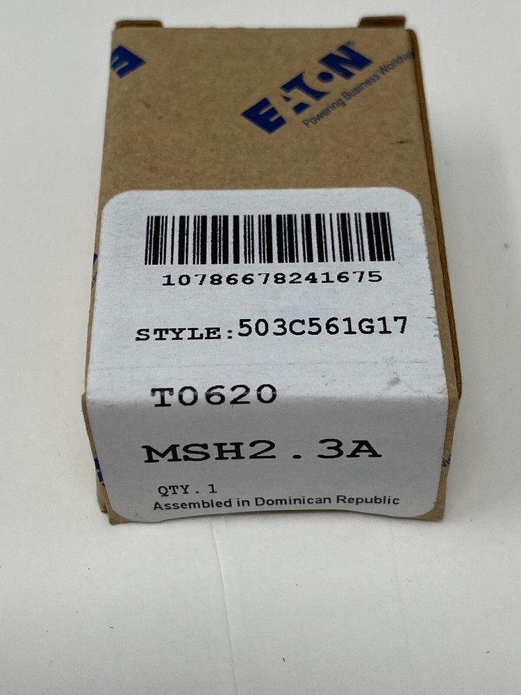 Eaton Cutler-Hammer MSH2.3A Thermal Unit 1.84 to 1.99A Heater For MS Starters