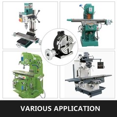 VEVOR 6″ 4-Slot Rotary Table for Milling – Horizontal/Vertical Dividing Plates