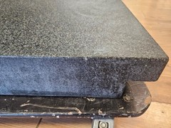 TRU-STONE GRANITE INSPECTION SURFACE PLATES 24X18X4 GRADE A 2″ LIP 24X14X2.25