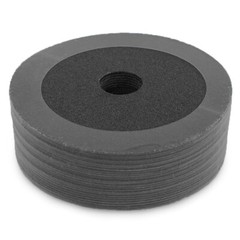 25 Pack – 4.5″ Silicon Carbide Resin Fiber Discs, 120 Grit 4-1/2 In Sanding Disc