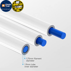 Official Creality 3D Printer Bowden Tube 1M, PTFE 1 Meter, White