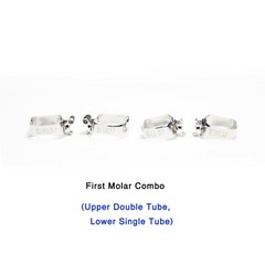 J&J Ortho™ Orthodontic #6 First Molar Band Quadrant (4/pk) Optional Size