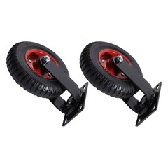 4 Pack Heavy Duty Swivel Caster Wheels 8 Inch 2 Swivel And 2 Fixed 2070Lbs