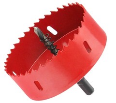 100mm/4 Hole Saw, 1.4 inch Cutting Depth HSS Bi-Metal Hole Cutter for Wood Co…