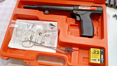 RAMSET RS22 POWDER ACTUATED TOOL CARTRIDGES GOGGLES INSTRUCTIONS IN FACTORY CASE