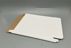 50 PCS White Corrugated Cardboard CD Craft Mailer, 5.5″X5.0″X0.5″, Sturdy, JS87